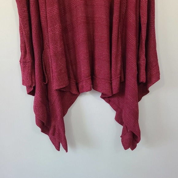 American‎ Eagle Waterfall Hooded Open Knit Cardigan Size Large NWT - Picture 6 of 11